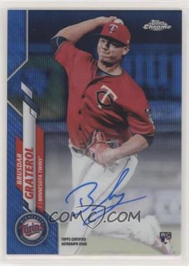 2020 Topps Chrome - Rookie Autographs - Blue Wave Refractor #RA-BG - Brusdar Graterol /150