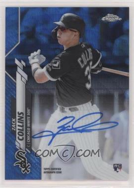 2020 Topps Chrome - Rookie Autographs - Blue Wave Refractor #RA-ZC - Zack Collins /150