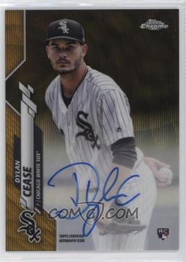 2020 Topps Chrome - Rookie Autographs - Gold Wave Refractor #RA-DCE - Dylan Cease /50