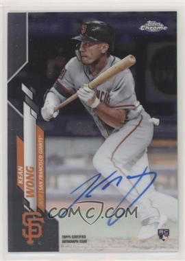 2020 Topps Chrome - Rookie Autographs #RA-KW - Kean Wong