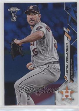 2020 Topps Chrome Ben Baller Edition - [Base] - Blue Refractor #164 - Justin Verlander /75