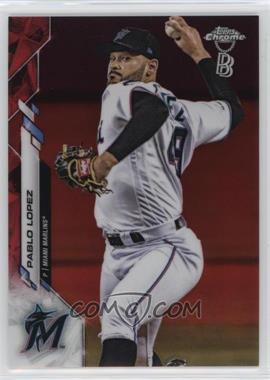 2020 Topps Chrome Ben Baller Edition - [Base] - Red Refractor #152 - Pablo Lopez /5