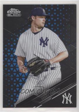 2020 Topps Chrome Black - [Base] - Blue Refractor #70 - Gerrit Cole /75