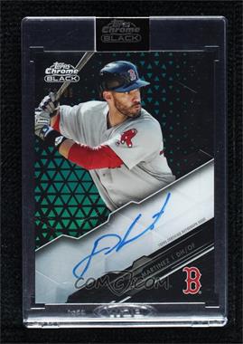 2020 Topps Chrome Black - Chrome Black Autographs - Green Refractor #CBA-JD - J.D. Martinez /99 [Uncirculated]