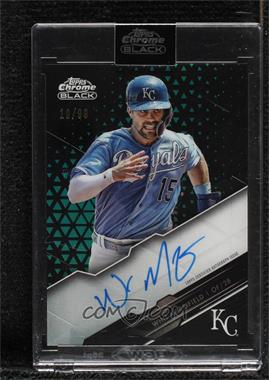 2020 Topps Chrome Black - Chrome Black Autographs - Green Refractor #CBA-WM - Whit Merrifield /99 [Uncirculated]