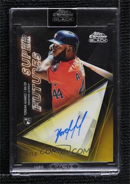 2020 Topps Chrome Black - Super Futures Autographs - Gold Refractor #SFA-YA - Yordan Alvarez /50 [Uncirculated]