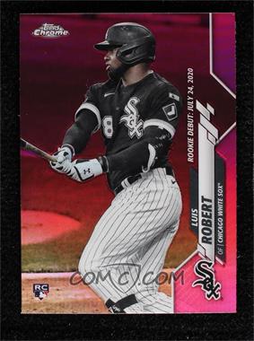 2020 Topps Chrome Update Series - Target [Base] - Pink Refractor #U-58 - Rookie Debut - Luis Robert