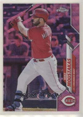 2020 Topps Chrome Update Series - Target [Base] - Pink Wave Refractor #U-10 - Mike Moustakas