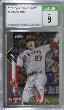 2020 Topps Chrome Update Series - Target [Base] #U-69 - All-Star Game - Mike Trout [CSG 9 Mint]