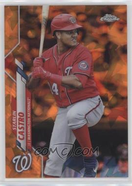 2020 Topps Chrome Update Series Sapphire Edition - [Base] - Orange #U-5 - Starlin Castro /25