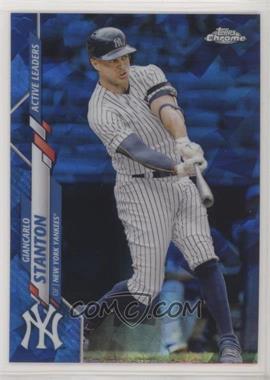 2020 Topps Chrome Update Series Sapphire Edition - [Base] #U-288 - Active Leaders - Giancarlo Stanton