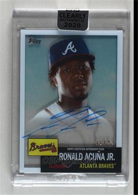 2020 Topps Clearly Authentic Autographs - 1953 Reimagined Autographs #RA-RAJ - Ronald Acuña Jr. /99 [Uncirculated]