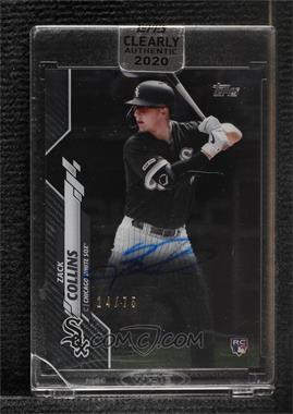 2020 Topps Clearly Authentic Autographs - [Base] - Black #CCA-ZC - Zack Collins /75 [Uncirculated]
