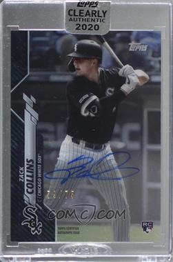 2020 Topps Clearly Authentic Autographs - [Base] - Black #CCA-ZC - Zack Collins /75 [Uncirculated]