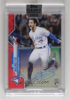 2020 Topps Clearly Authentic Autographs - [Base] - Red #CCA-BO - Bo Bichette /50 [Uncirculated]