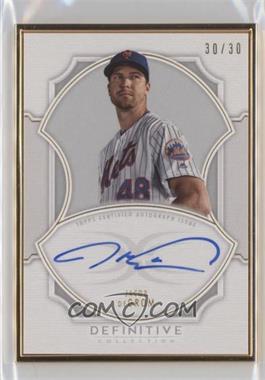 2020 Topps Definitive Collection - Framed Autograph Collection #DCFA-JD - Jacob deGrom /30