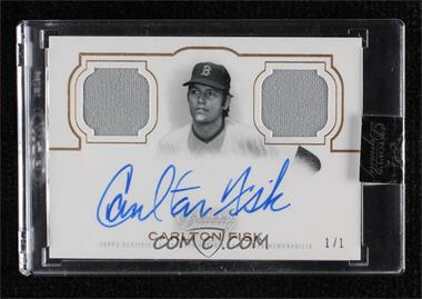 2020 Topps Dynasty - Autographed Dual Relics - Gold #ADR-CF - Carlton Fisk /1 [Uncirculated]