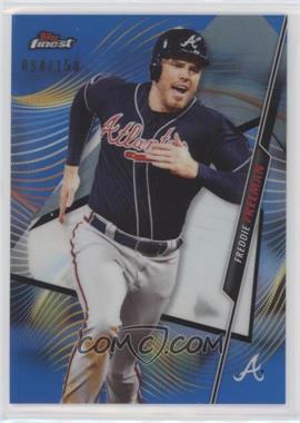 2020 Topps Finest - [Base] - Blue Refractor #47 - Freddie Freeman /150