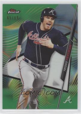 2020 Topps Finest - [Base] - Green Refractor #47 - Freddie Freeman /99