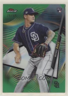 2020 Topps Finest - [Base] - Green Refractor #92 - Michel Baez /99