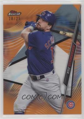 2020 Topps Finest - [Base] - Orange Refractor #22 - Kyle Schwarber /25