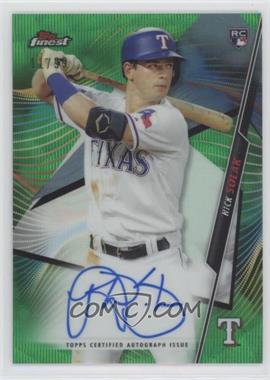 2020 Topps Finest - Finest Autographs - Green Wave Refractor #FA-NS - Nick Solak /99