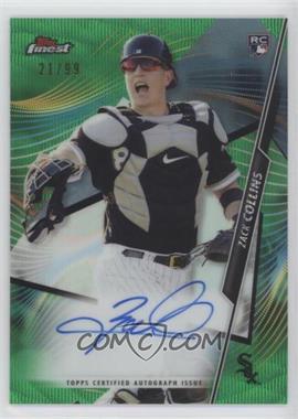 2020 Topps Finest - Finest Autographs - Green Wave Refractor #FA-ZC - Zack Collins /99