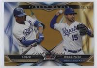 Whit Merrifield, Jorge Soler #/50