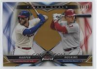 Bryce Harper, Rhys Hoskins #/50