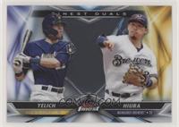 Christian Yelich, Keston Hiura