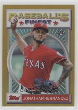 2020 Topps Finest Flashbacks - [Base] - Gold Refractor #153 - Jonathan Hernandez /50