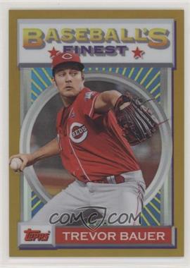 2020 Topps Finest Flashbacks - [Base] - Gold Refractor #48 - Trevor Bauer /50