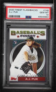 2020 Topps Finest Flashbacks - [Base] #146 - A.J. Puk [PSA 10 GEM MT]