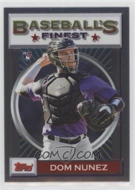 2020 Topps Finest Flashbacks - [Base] #77 - Dom Nunez