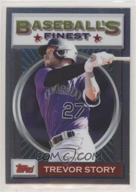 2020 Topps Finest Flashbacks - [Base] #82 - Trevor Story