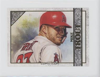 2020 Topps Gallery - Oversized Box Toppers #OBT-MT - Mike Trout