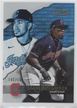 2020 Topps Gold Label - [Base] - Class 1 Blue #32 - Francisco Lindor /150