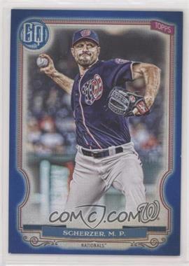 2020 Topps Gypsy Queen - [Base] - Blue #166 - Max Scherzer /150