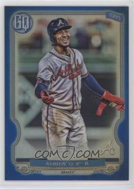 2020 Topps Gypsy Queen - [Base] - Box Topper Chrome Blue Refractor #238 - Ozzie Albies /99