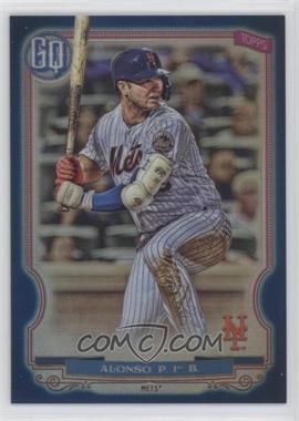 2020 Topps Gypsy Queen - [Base] - Box Topper Chrome Indigo Refractor #65 - Pete Alonso /150