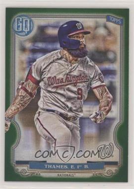 2020 Topps Gypsy Queen - [Base] - Green #140 - Eric Thames