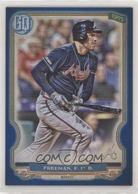 2020 Topps Gypsy Queen - [Base] - Indigo #298 - Freddie Freeman /250