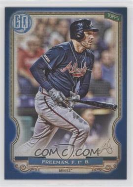 2020 Topps Gypsy Queen - [Base] - Indigo #298 - Freddie Freeman /250