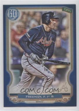 2020 Topps Gypsy Queen - [Base] - Indigo #298 - Freddie Freeman /250