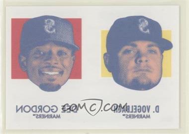 2020 Topps Heritage - 1971 Topps Baseball Tattoos #18 - Dee Gordon, Daniel Vogelbach