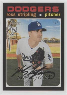 2020 Topps Heritage - [Base] - 2020 Transcendent VIP Party #125 - Ross Stripling /1 [EX to NM]