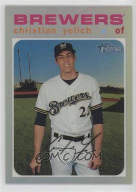 2020 Topps Heritage - [Base] - Chrome Refractor #THC-174 - Christian Yelich /571