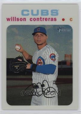 2020 Topps Heritage - [Base] - Chrome White Refractor #THC-241 - Willson Contreras /71