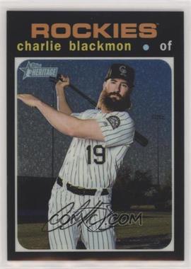 2020 Topps Heritage - [Base] - Chrome #THC-420 - Charlie Blackmon /999