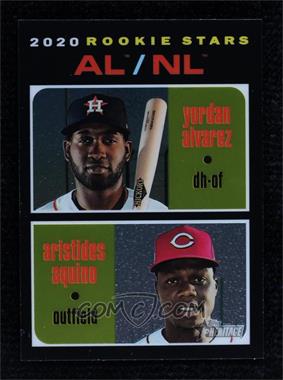 2020 Topps Heritage - [Base] - Chrome #THC-54 - Rookie Stars - Yordan Alvarez, Aristides Aquino /999